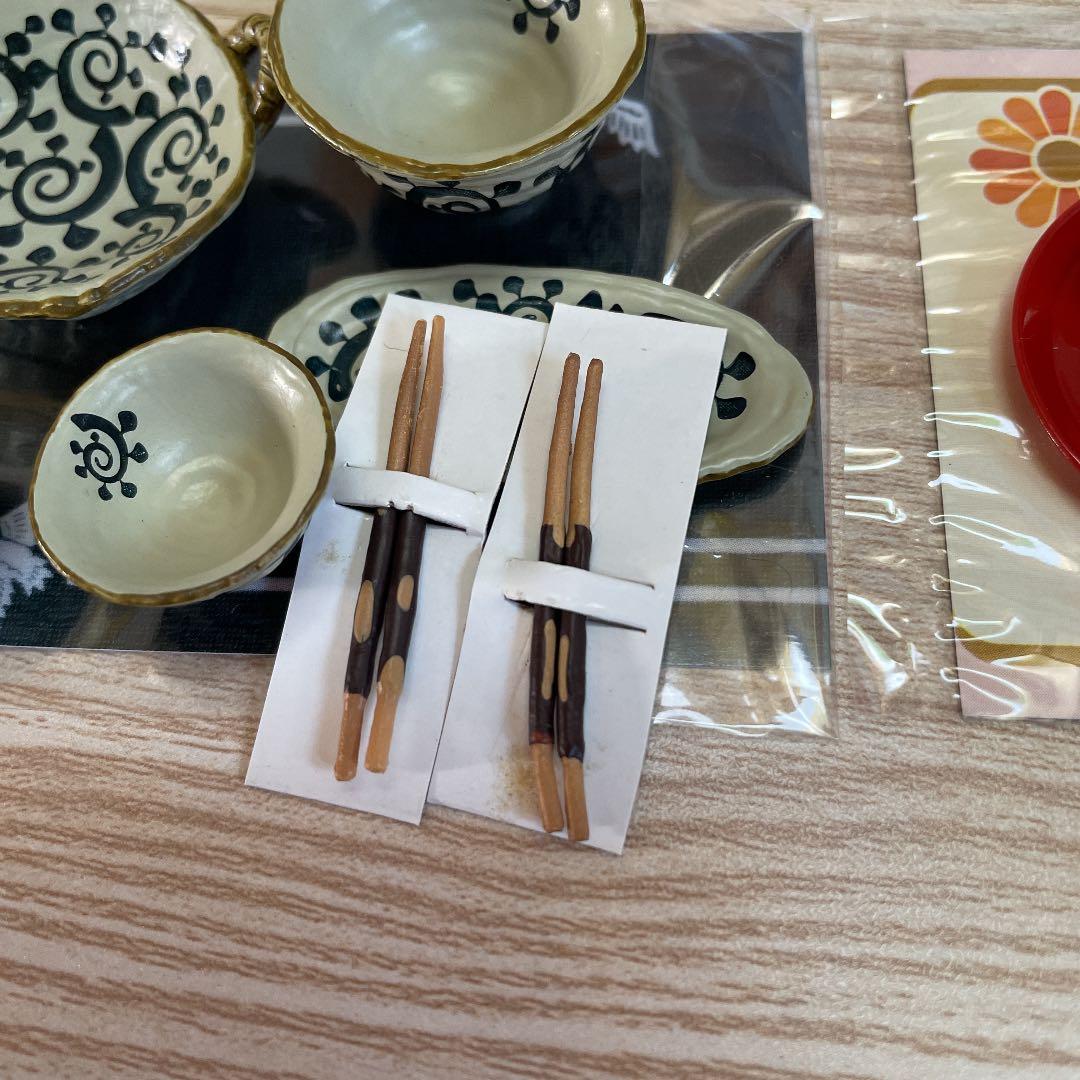 ぷちお台所 食器棚 食器 ミニチュア セット