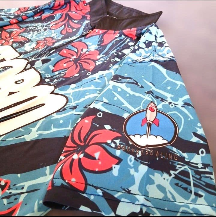 日本未発売✨STORM　ストーム【日本サイズL】ブルー　海　ボウリング　大きめ