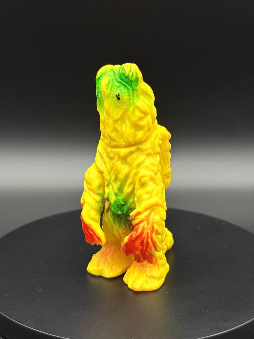 当時物　美品　ブルマァク　ヘドラ　ミニサイズ　東宝怪獣　ゴジラ　ソフビ　イエロー