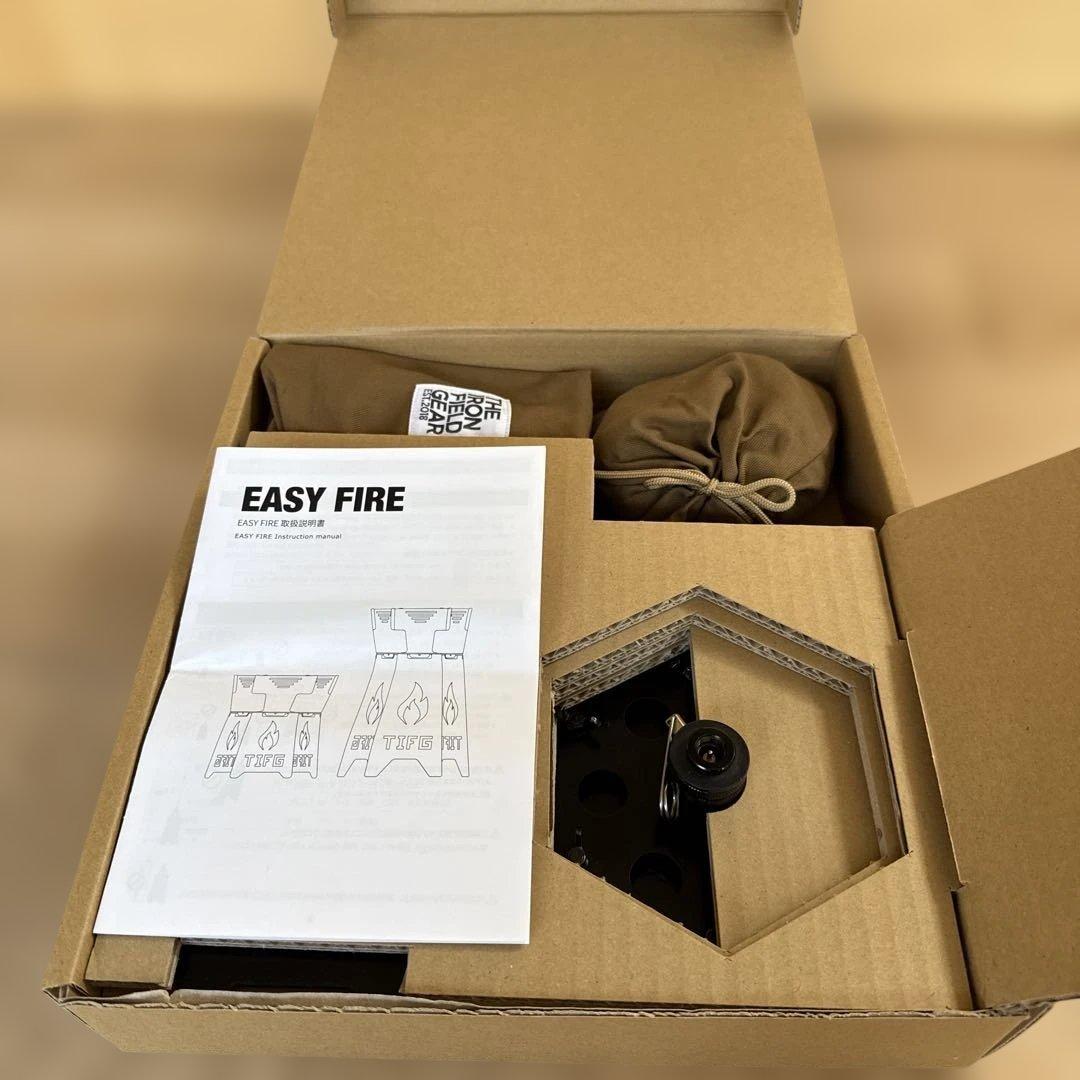 ⭐︎レア⭐︎THE IRON FIELD GEAR EASY FIRE六角形焚き火台