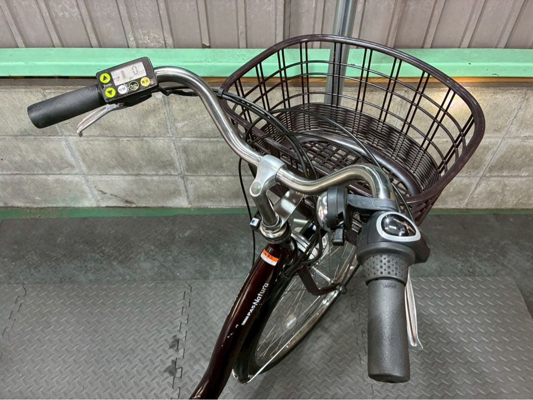 №8777電動自転車ヤマハPASナチュラ26インチ