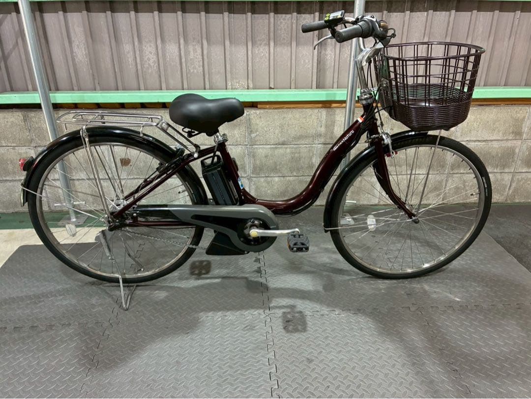 №8777電動自転車ヤマハPASナチュラ26インチ