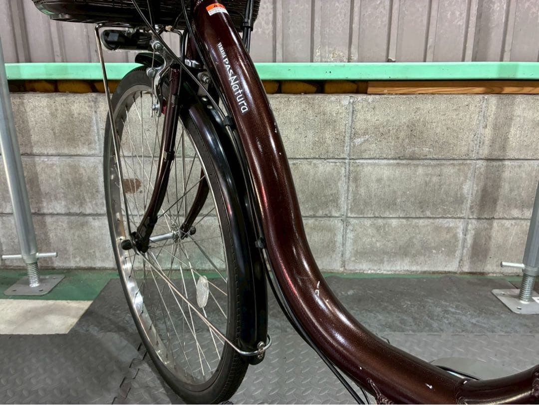 №8777電動自転車ヤマハPASナチュラ26インチ