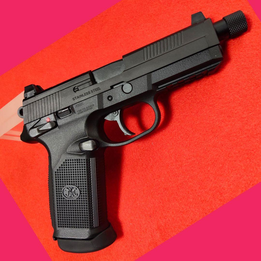 東京マルイ　FNX-45 Tactical ブラック サイレンサー付　ガスブロ