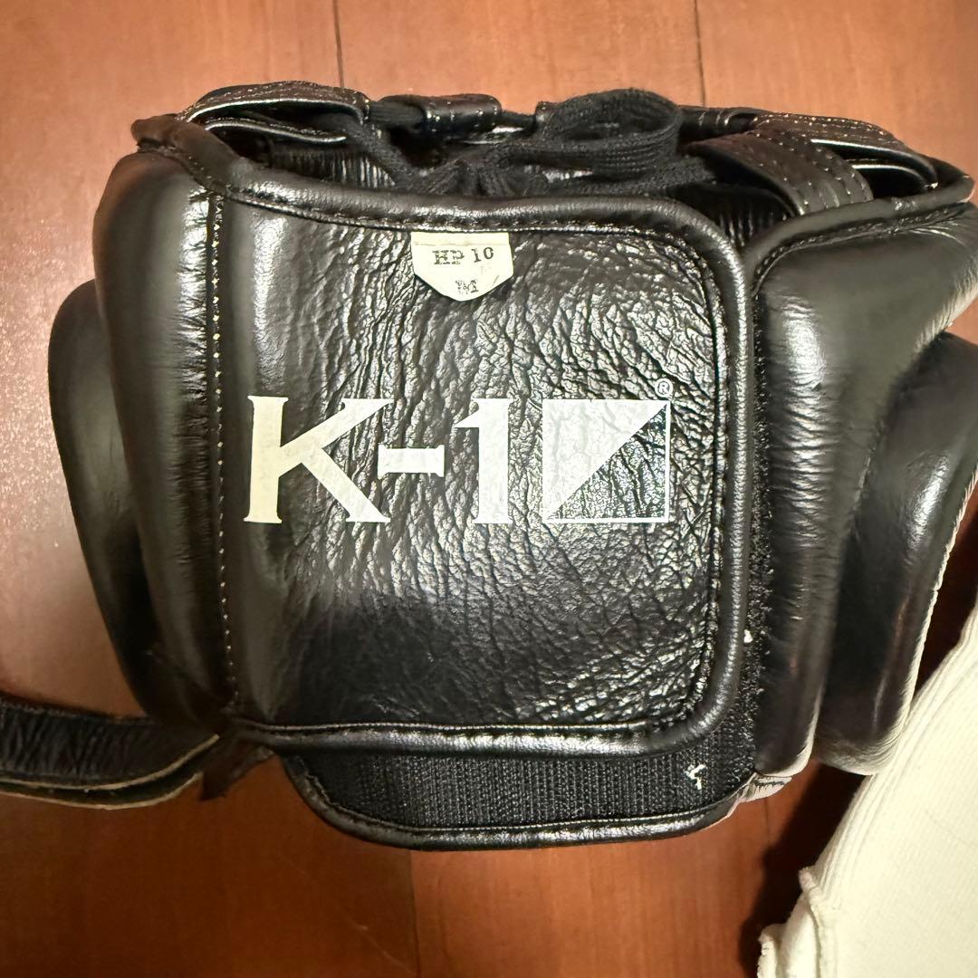 K-1 ヘッドギア&スネパッド　2点セット