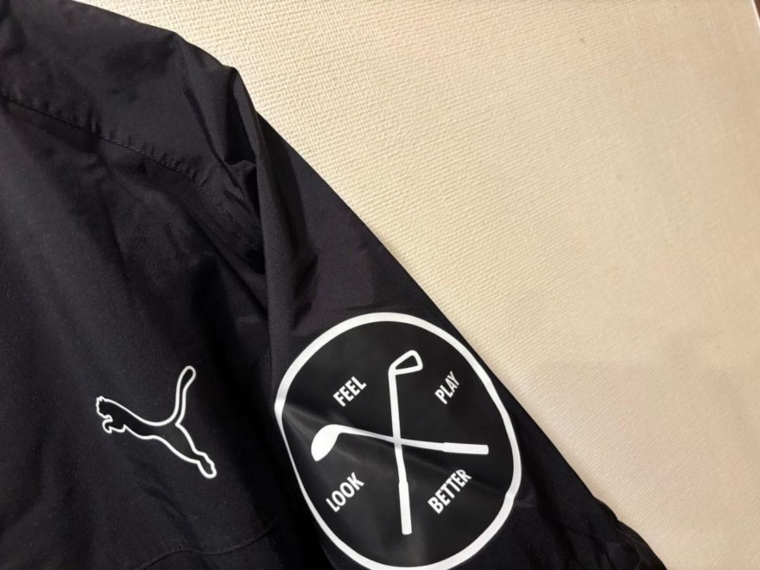 【極美品】PUMA ゴルフ　レインウェア　ウインドブレーカー 上下セット 　L