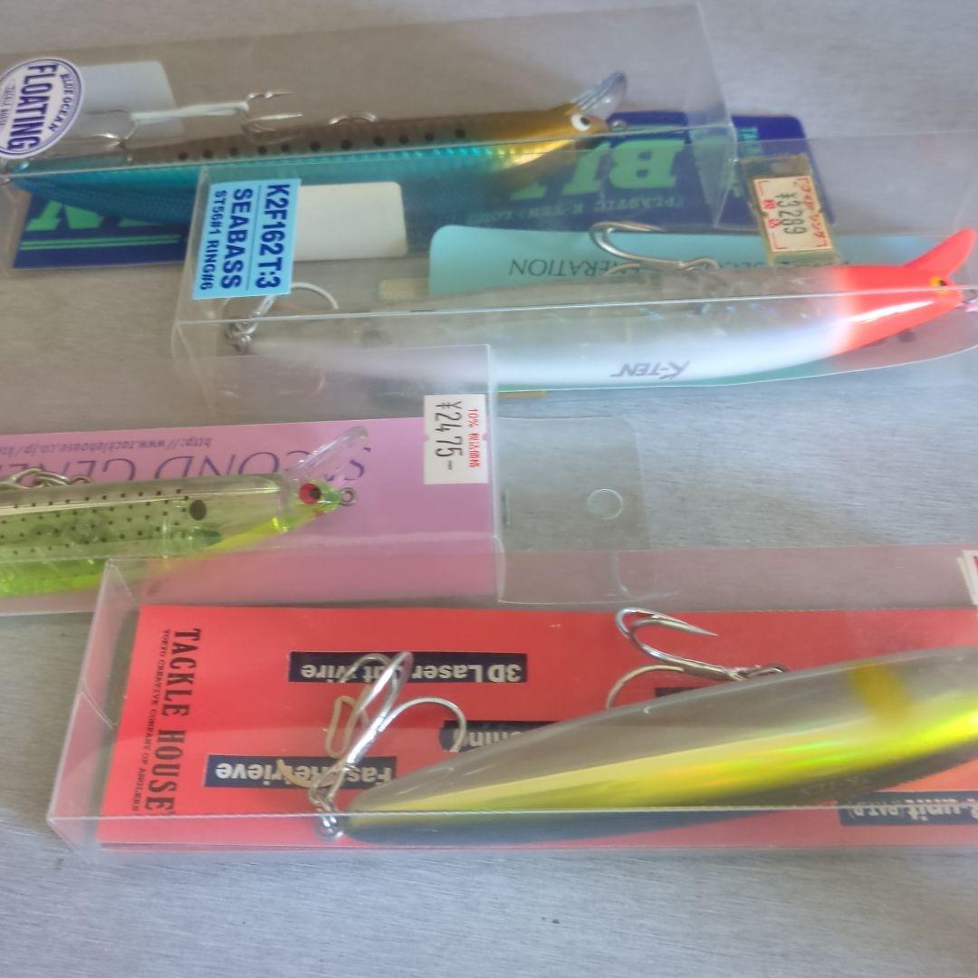 シーバス釣り用ハードルアーセット