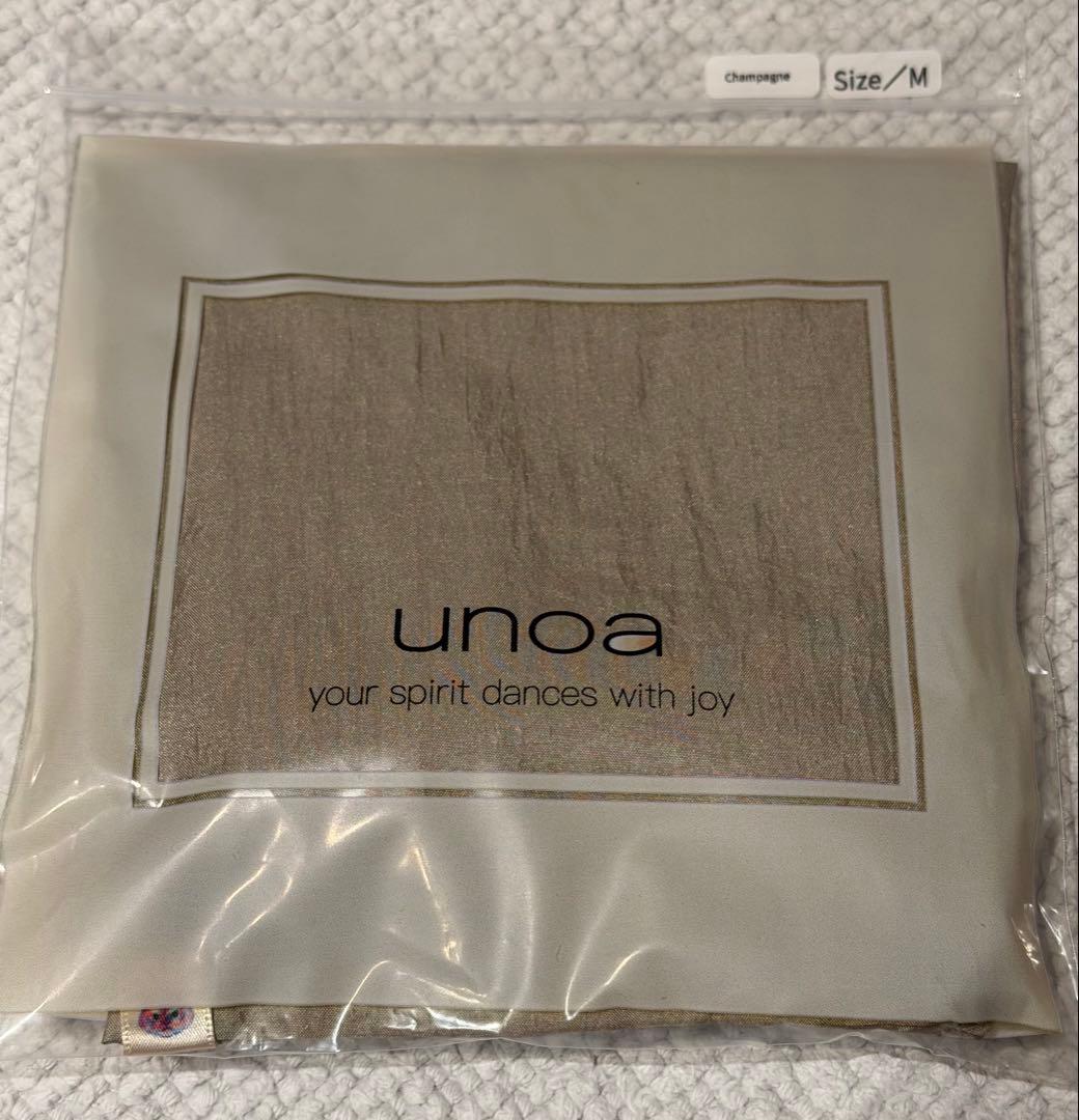 お得 新品 unoa ウノア ショートパンツ M ベージュ バレエ サウナパンツ