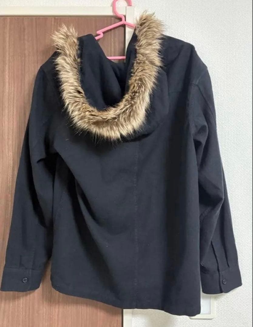 ルアー・フライ Supreme Fur Trim Flannel Hooded Shirt