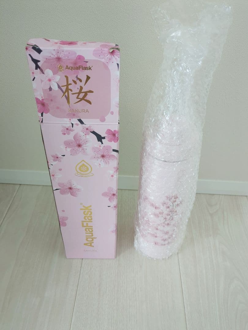 AquaFlask SAKURA 桜 水筒 ピンク