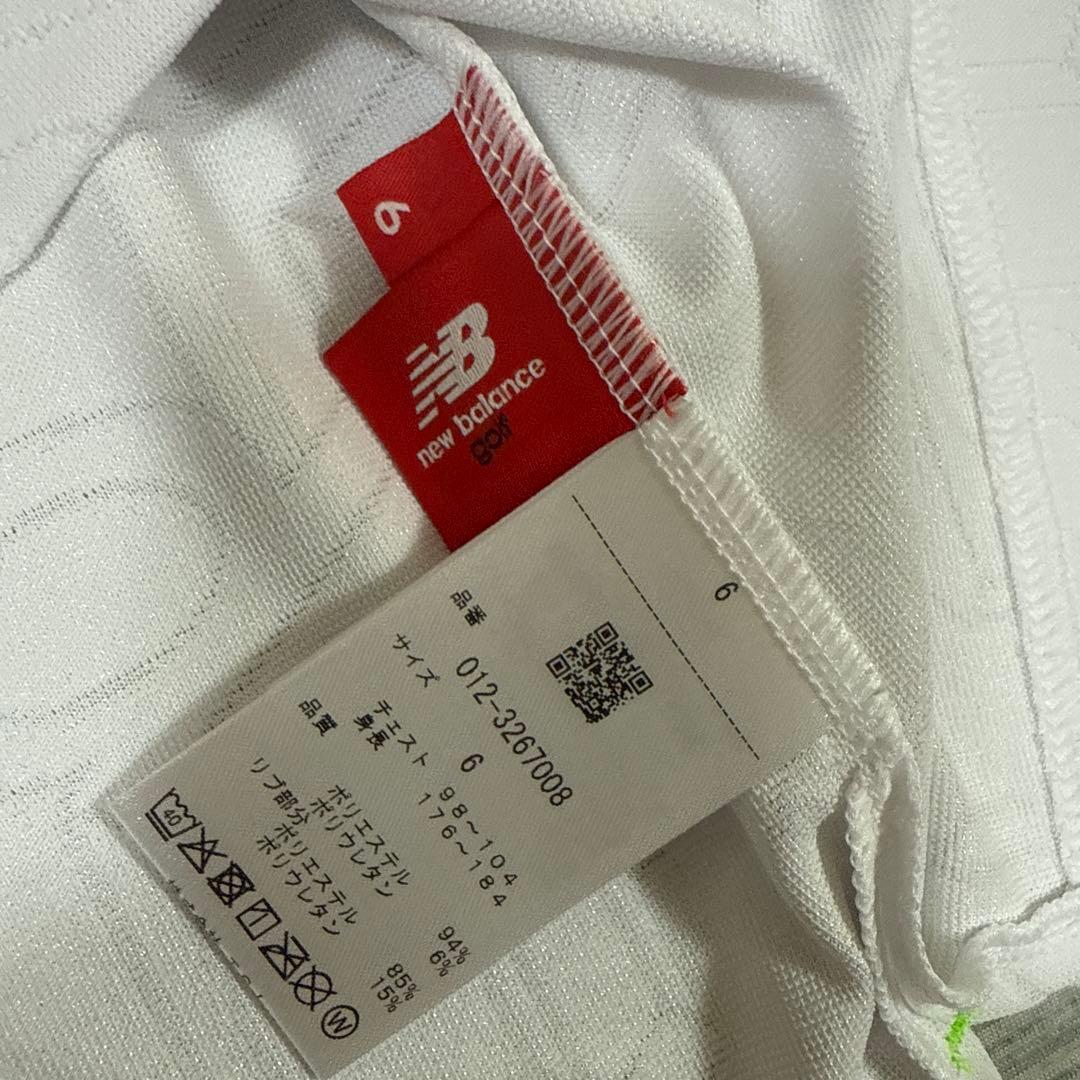 新品　NEW BALANCE GOLF ロゴジャガード　長袖モックネックシャツ