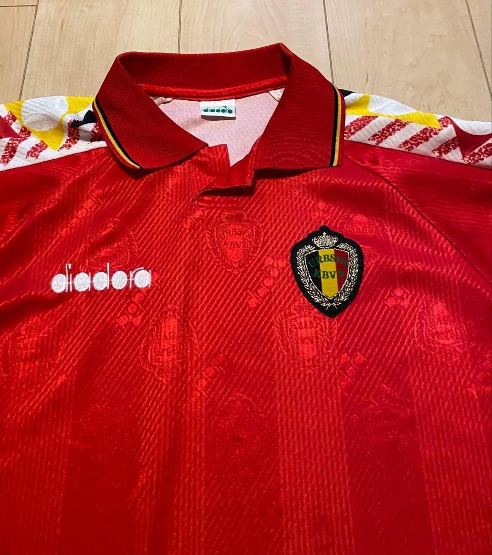 diadora ディアドラ サッカーベルギー代表 ユニフォーム