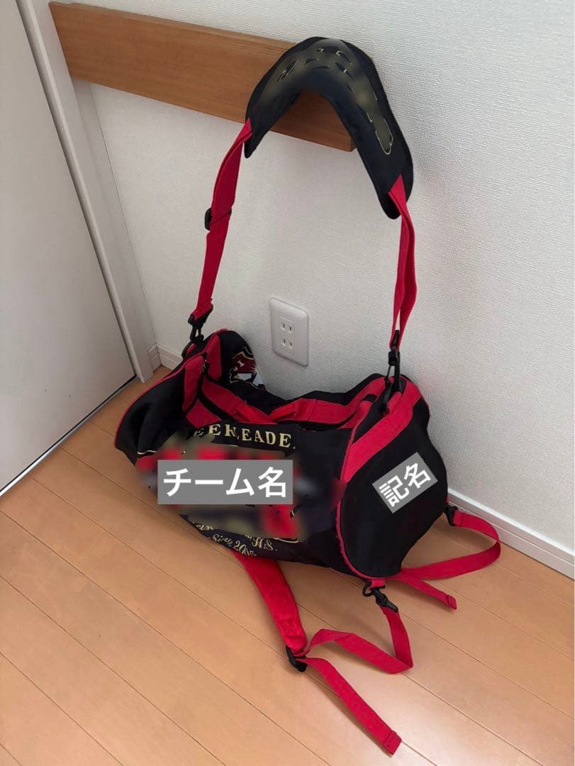 チアリーディング　ウィンドブレーカー上下　ドラムバッグ　高校チア