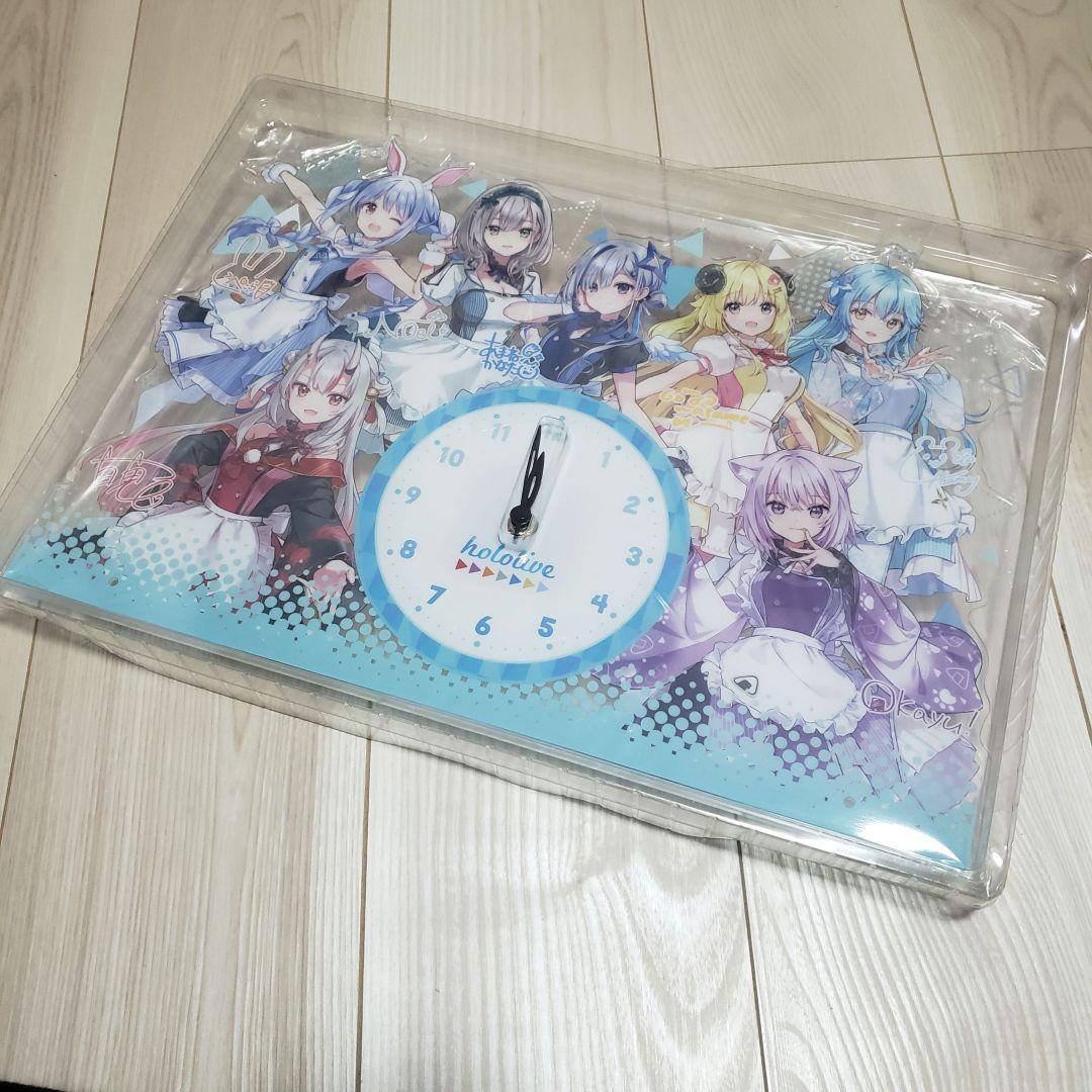 ホロライブクッキングくじ ラスト賞 アクリルライト アクリルクロックまとめ売り