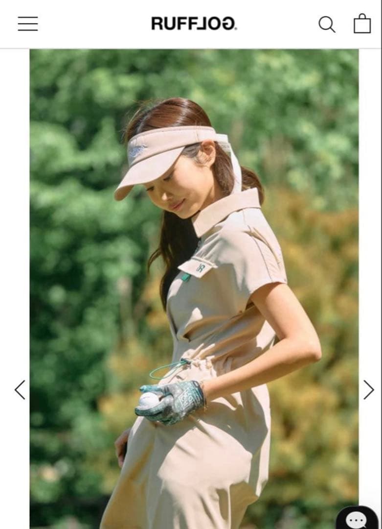 RFLG×RND FRONT ZIP OP rufflog riendagolf