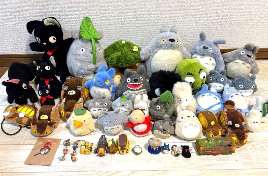 となりのトトロ　もののけ姫　千と千尋　ポニョ　ジブリ　ぬいぐるみ　グッズ