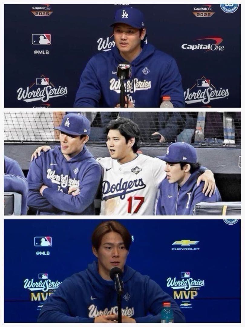 【100%正規品】Sロサンゼルス・ドジャース大谷翔平選手着用2025WS山本由伸