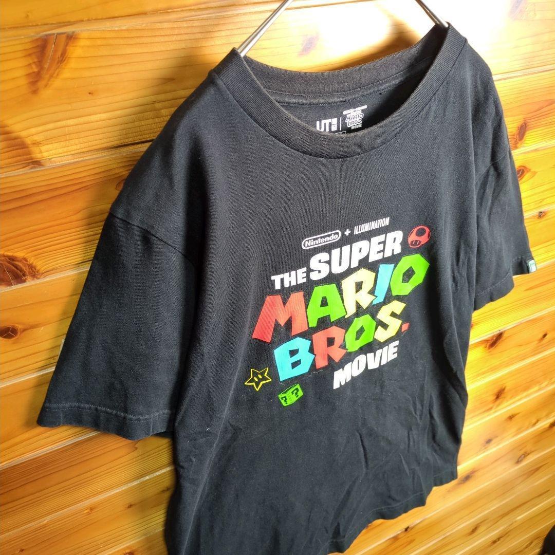ユニクロ　UT　Nintendo　スーパーマリオブラザーズ　半袖Tシャツ　M　黒