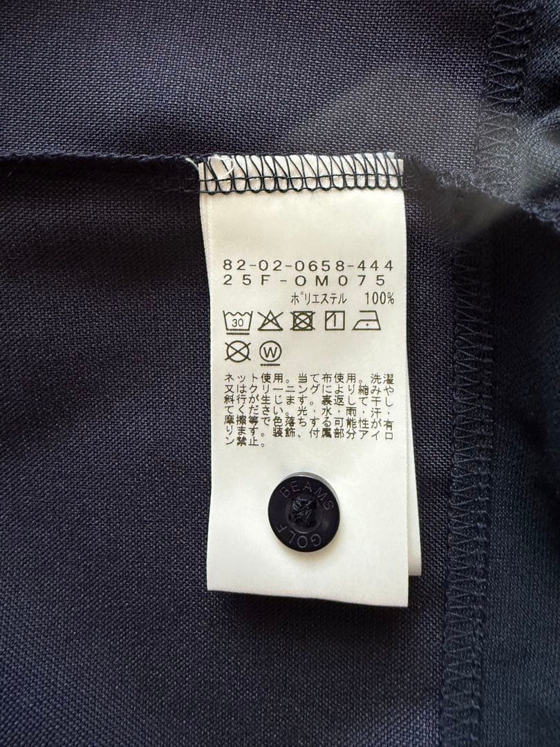 【新品未使用】BEAMSGOLF切り替え ポロ襟シャツ