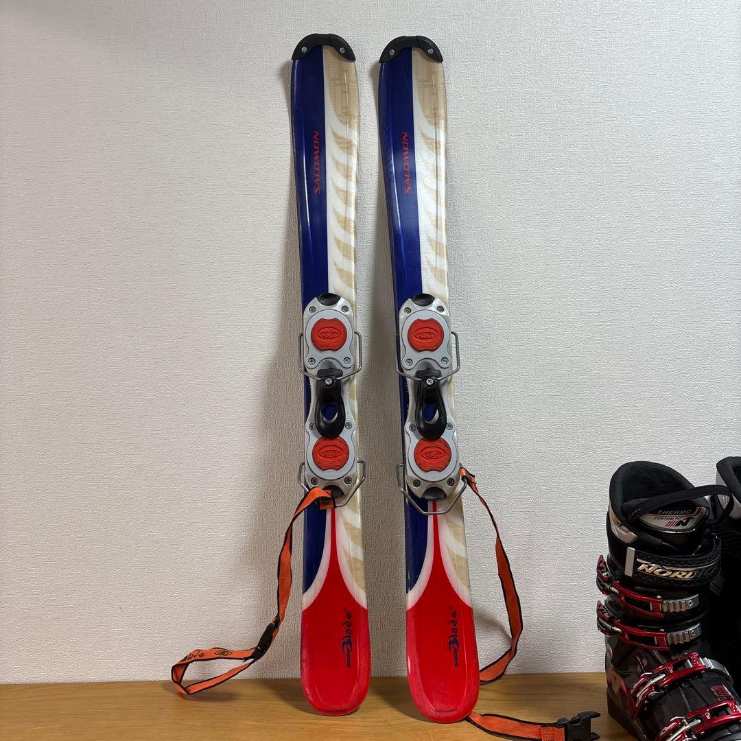 メンズショートスキーセット Salomon Nordica 26-26.5cm