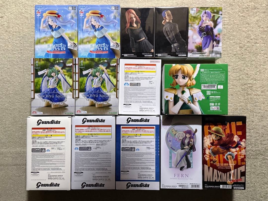 【処分価格】ワンピース ドラゴンボール グランディスタ 葬送 東方 フィギュア