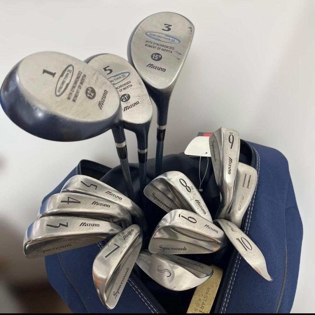 MIZUNOクラブセット　le coq sportifバッグ　中古　メンズ