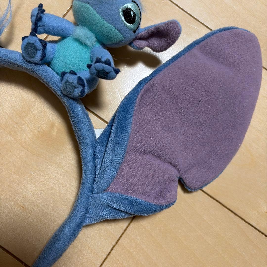 【希少】　スティッチカチューシャ　ぬいぐるみ付き　ビンテージ