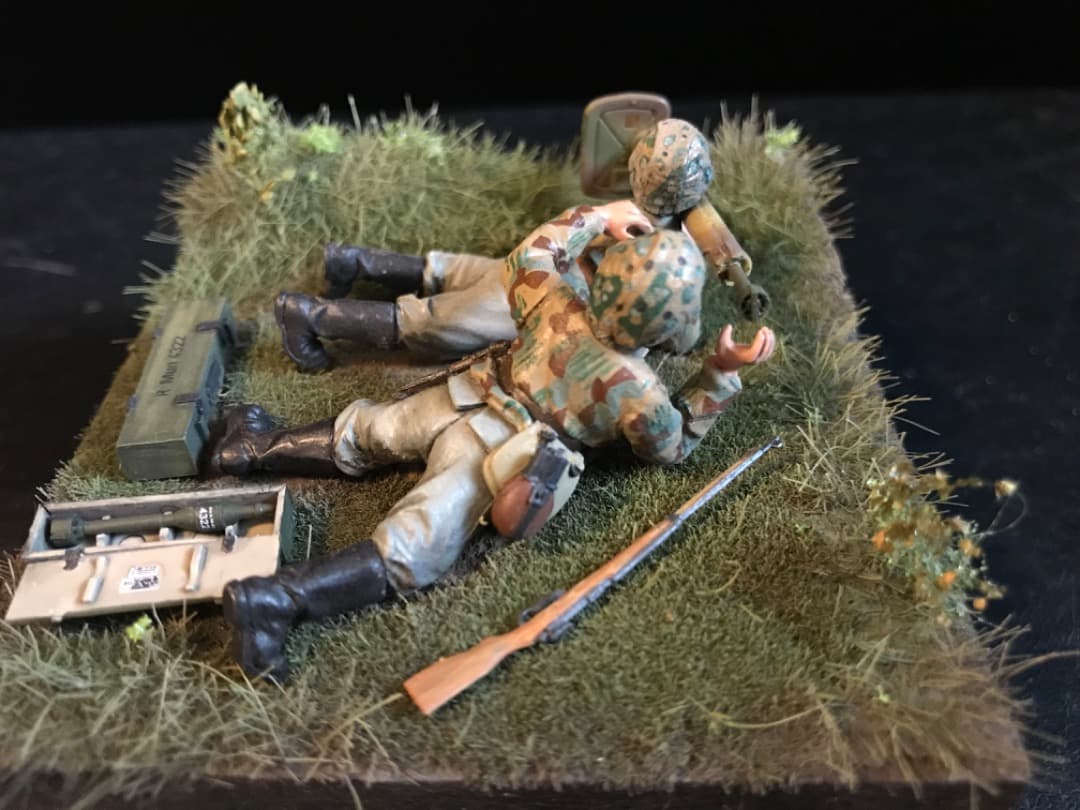 ジオラマ　ドイツ軍　1/35 レジン製フィギュア　完成品　第二次世界大戦