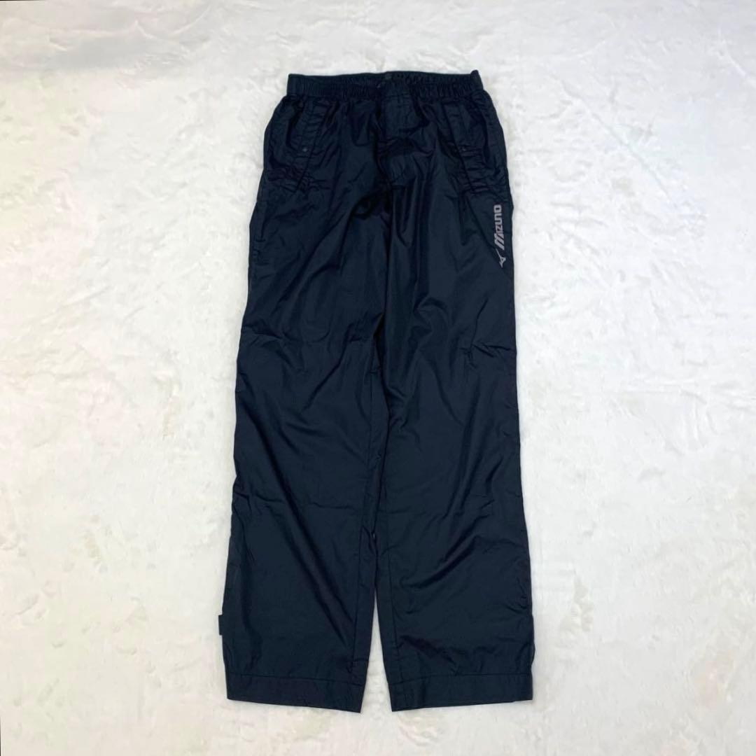 【長袖・半袖2Way仕様】MIZUNO ミズノ レインジャージ 黒 M