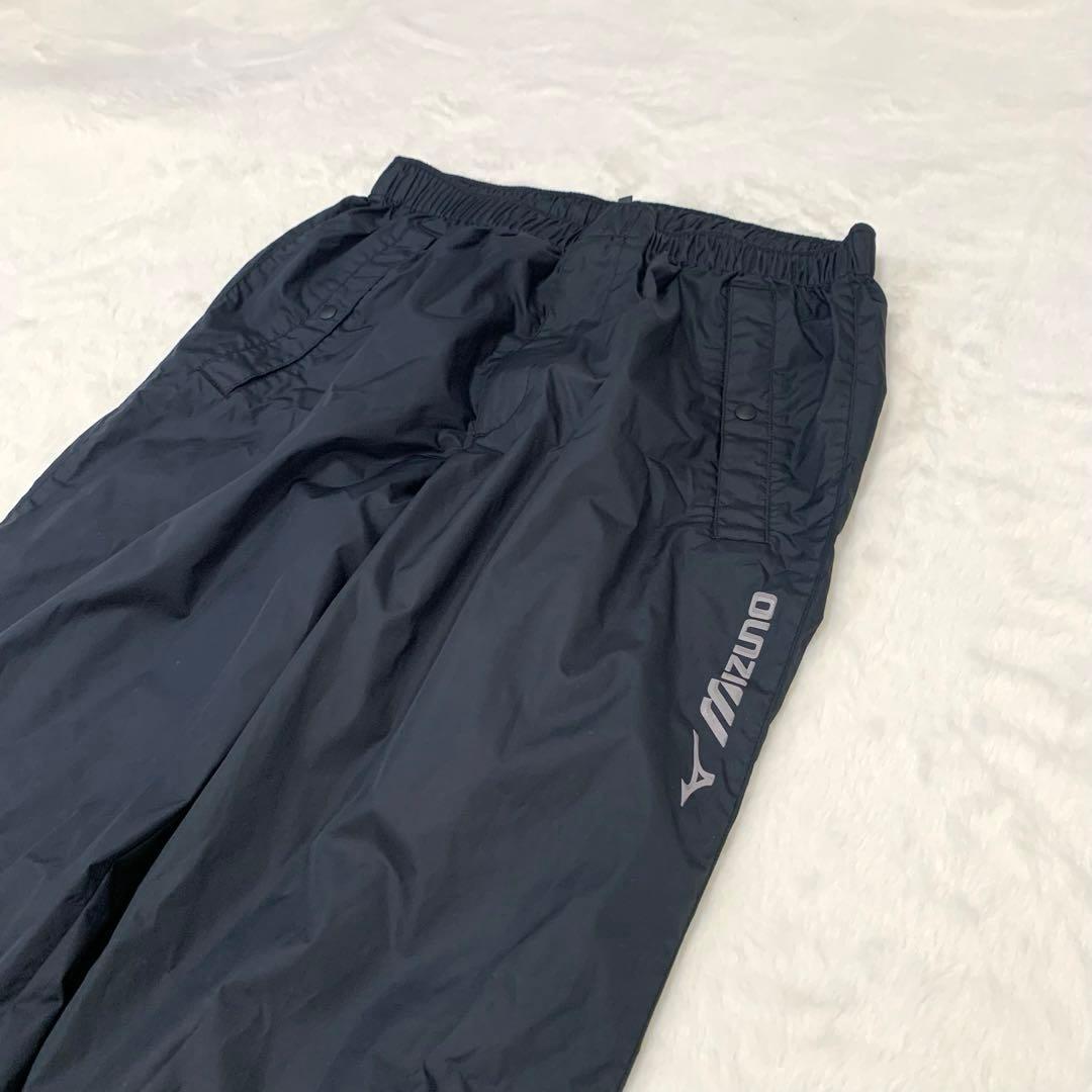 【長袖・半袖2Way仕様】MIZUNO ミズノ レインジャージ 黒 M