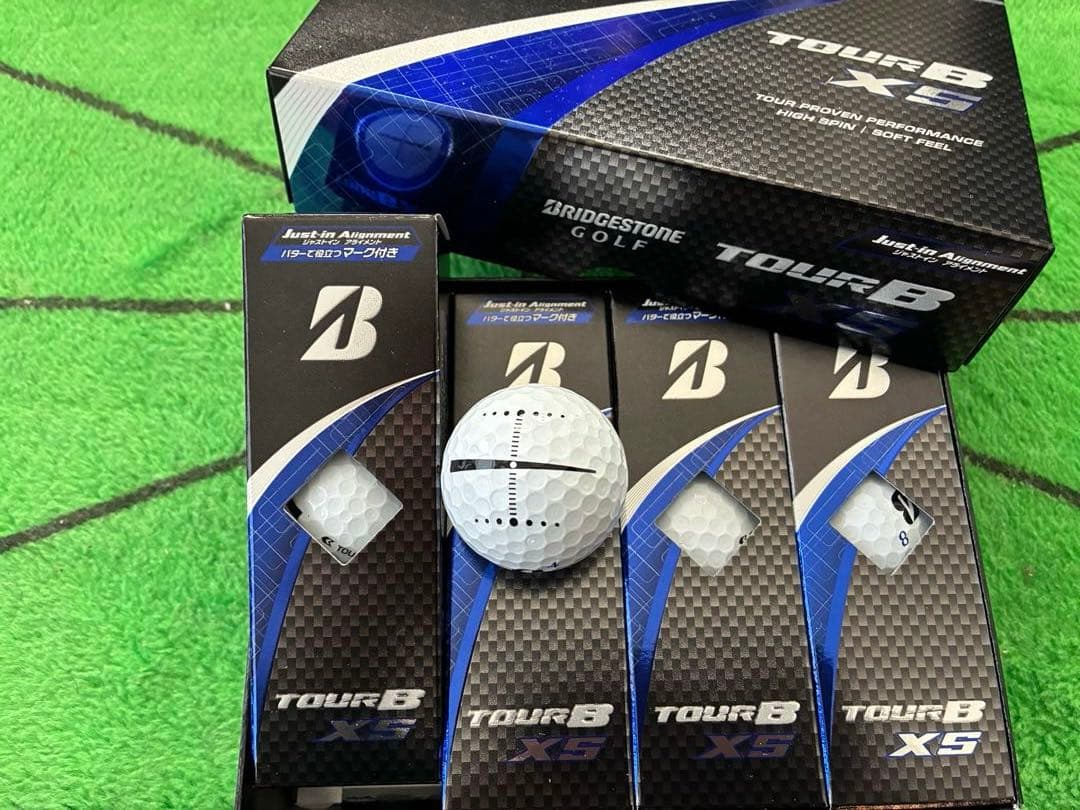 【BRIDGESTONE】TOUR B XS白 (18個)