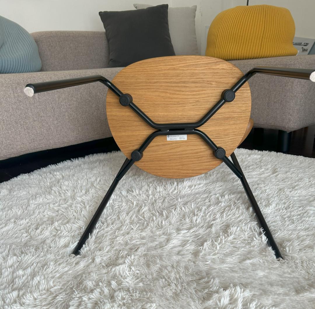CH88T オーク材オイル仕上げ　ブラックフレームCARL HANSEN&SON