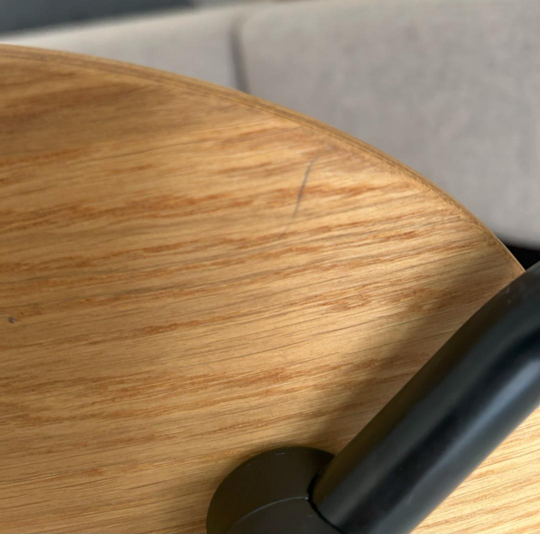 CH88T オーク材オイル仕上げ　ブラックフレームCARL HANSEN&SON