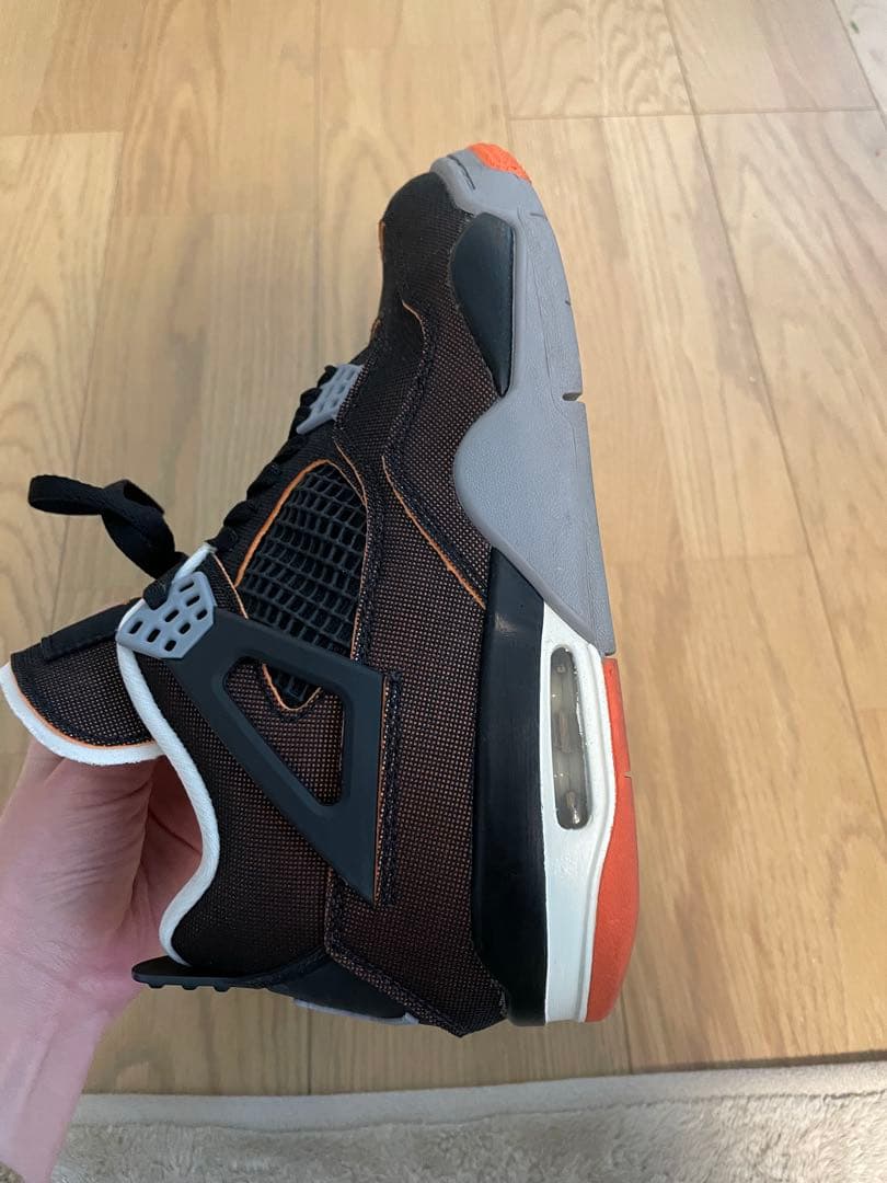 (値下げ交渉可)Nike Air Jordan 4 黒/オレンジ