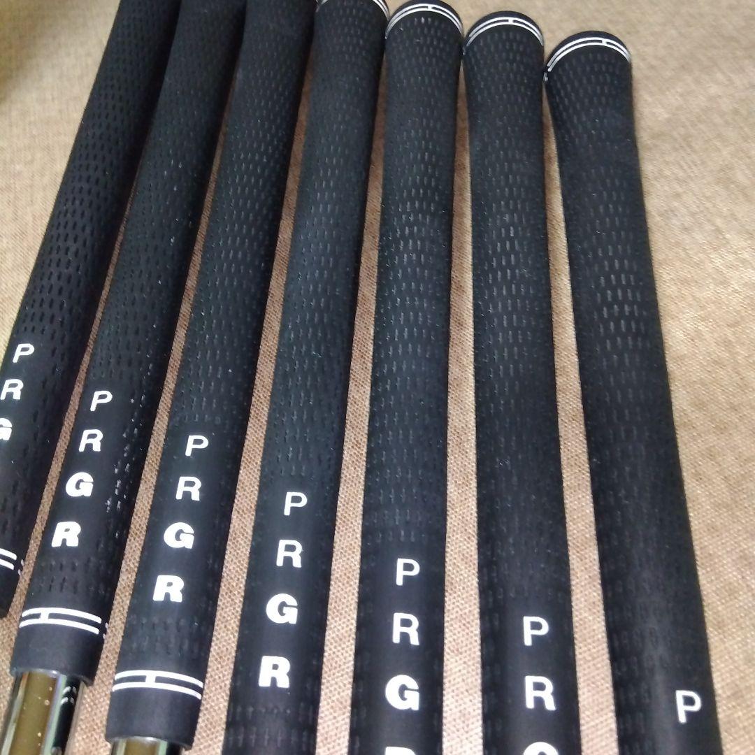 綺麗な状態 PRGR iS3500BL FORGED ４〜９.ＰＷ ７本【Ｓ】