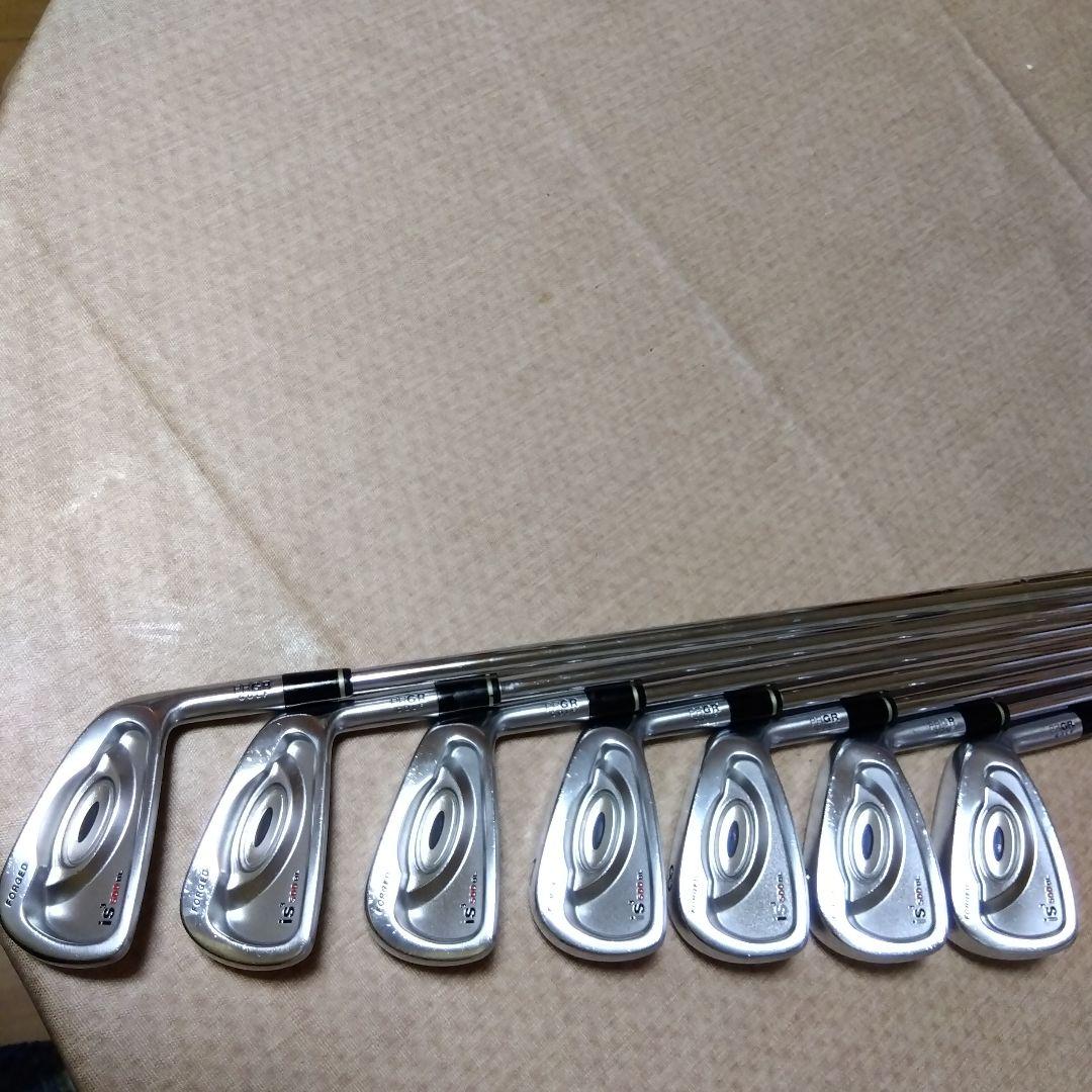 綺麗な状態 PRGR iS3500BL FORGED ４〜９.ＰＷ ７本【Ｓ】
