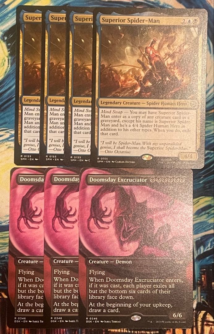 mtg 7枚セット 終末の加虐者 スーペリア・スパイダーマン