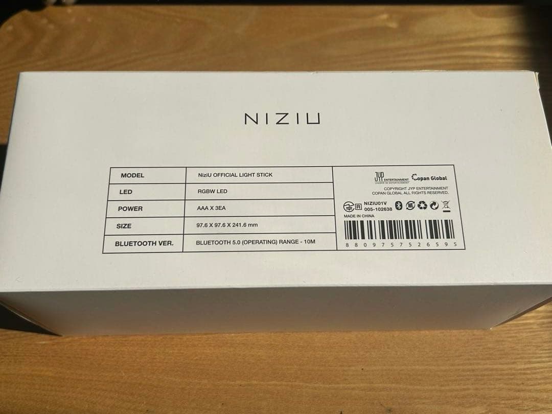 NiziU 公式ペンライト　【新品】　＋フォト
