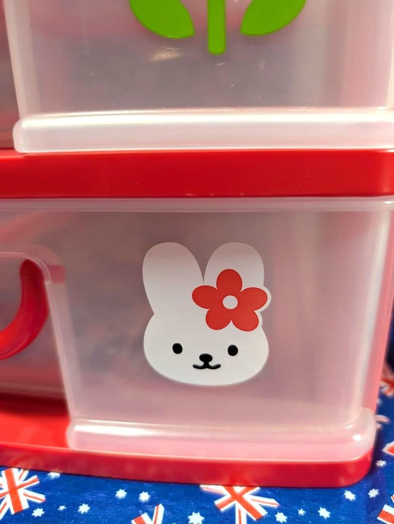 平成レトロ ハローキティ 3段チェスト引き出し 小物入れ 収納 サンリオ　中古品