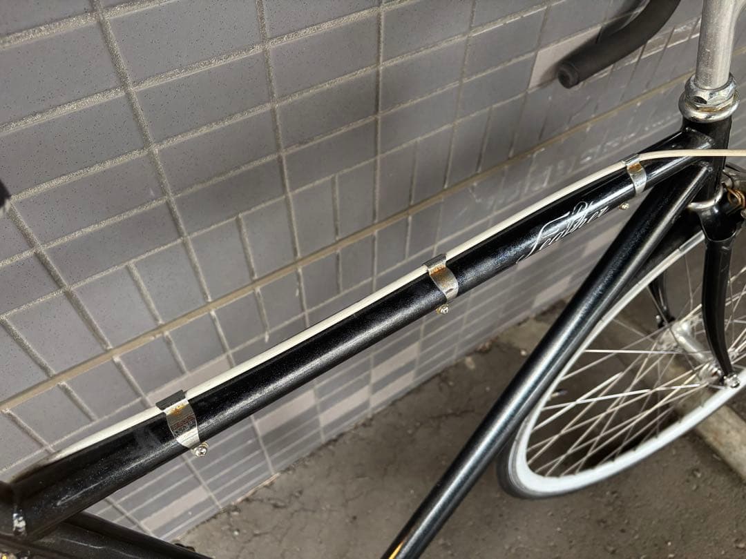 送料込 FUJI FEATHER クロモリ ピストバイク 52 完成車