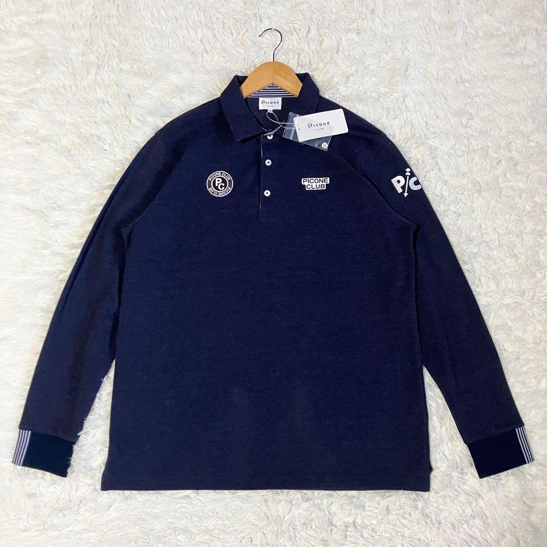 新品タグ付き‼︎ PICONE CLUB 長袖ポロシャツ サイズ50 ゴルフ