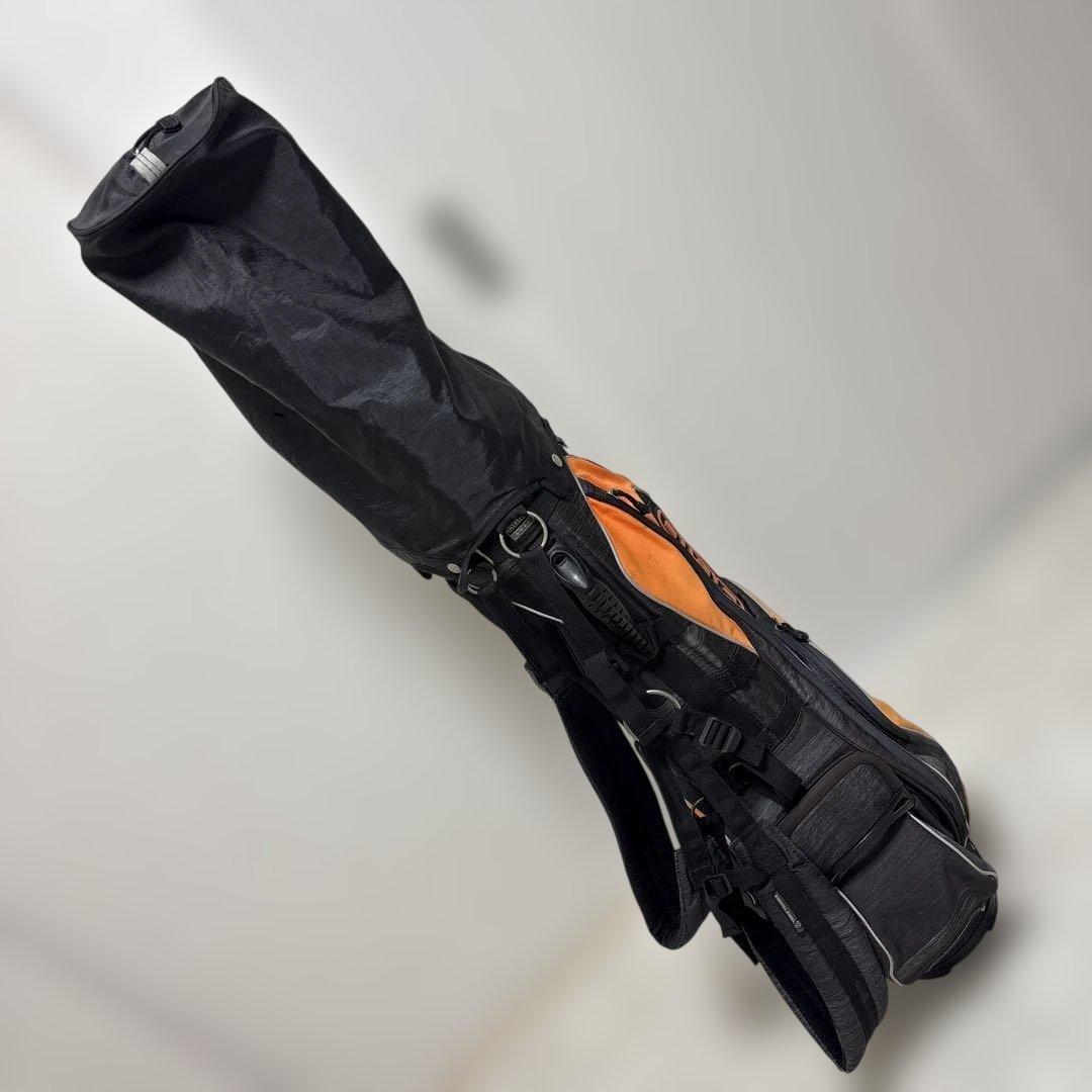 オジオ OIDO スタンドキャディバッグ ブラック・オレンジ 9.5インチ