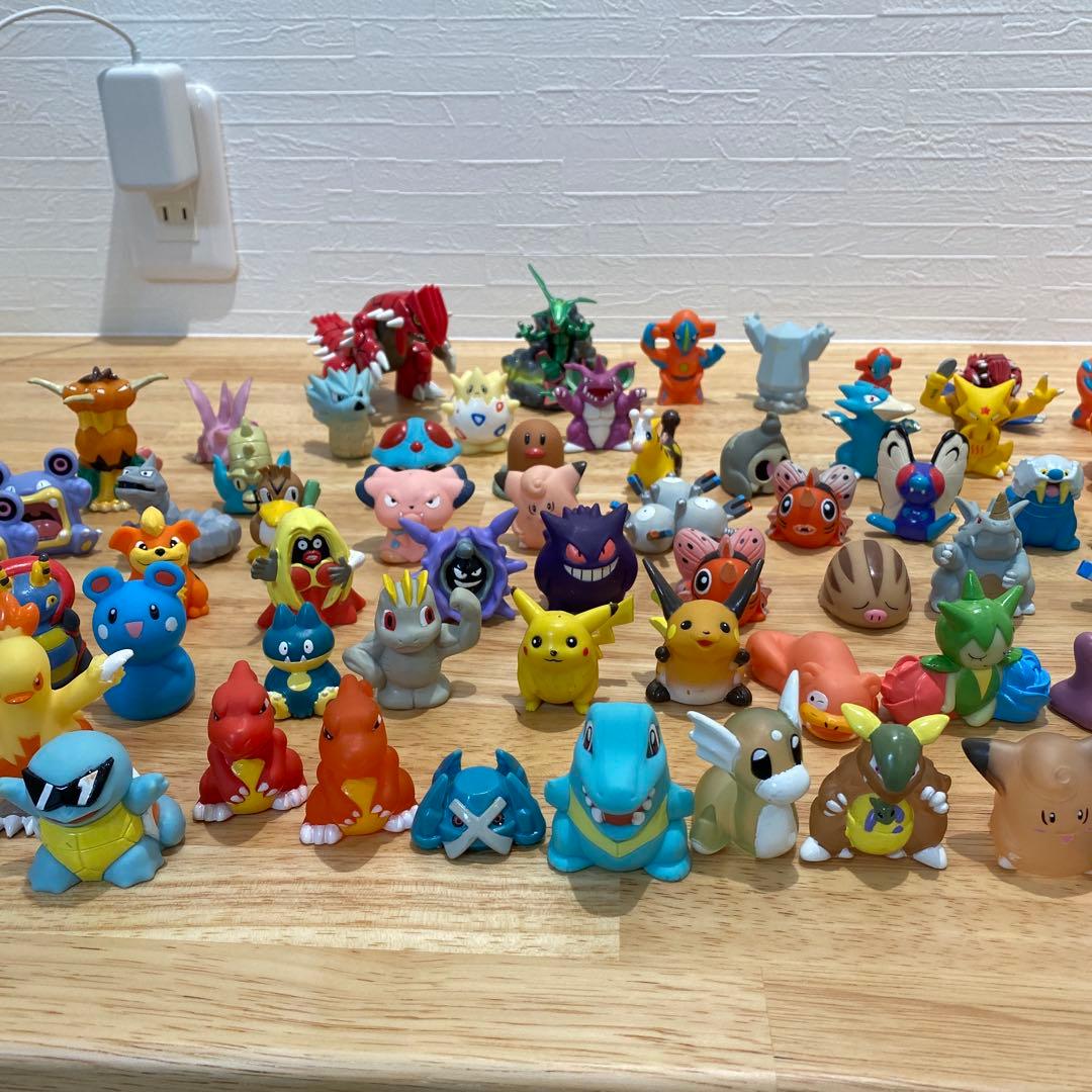 ポケモン指人形など　約85体 レア・クリア・ビッグフィギュア含む