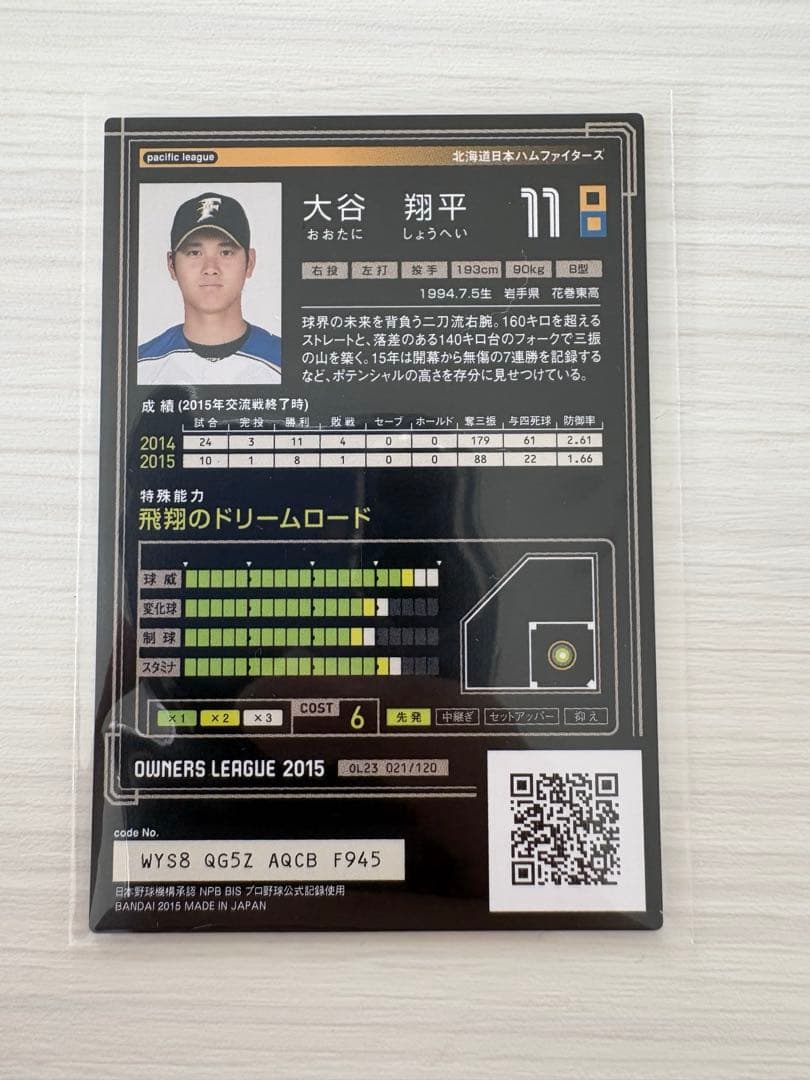 【早い者勝ち】大谷翔平　日ハム時代　希少カード