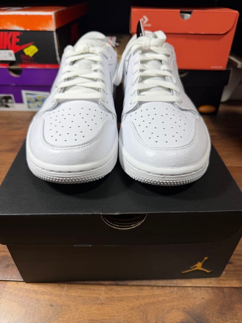 シューズ(男性用) Nike Air Jordan 1 Low Golf Triple White