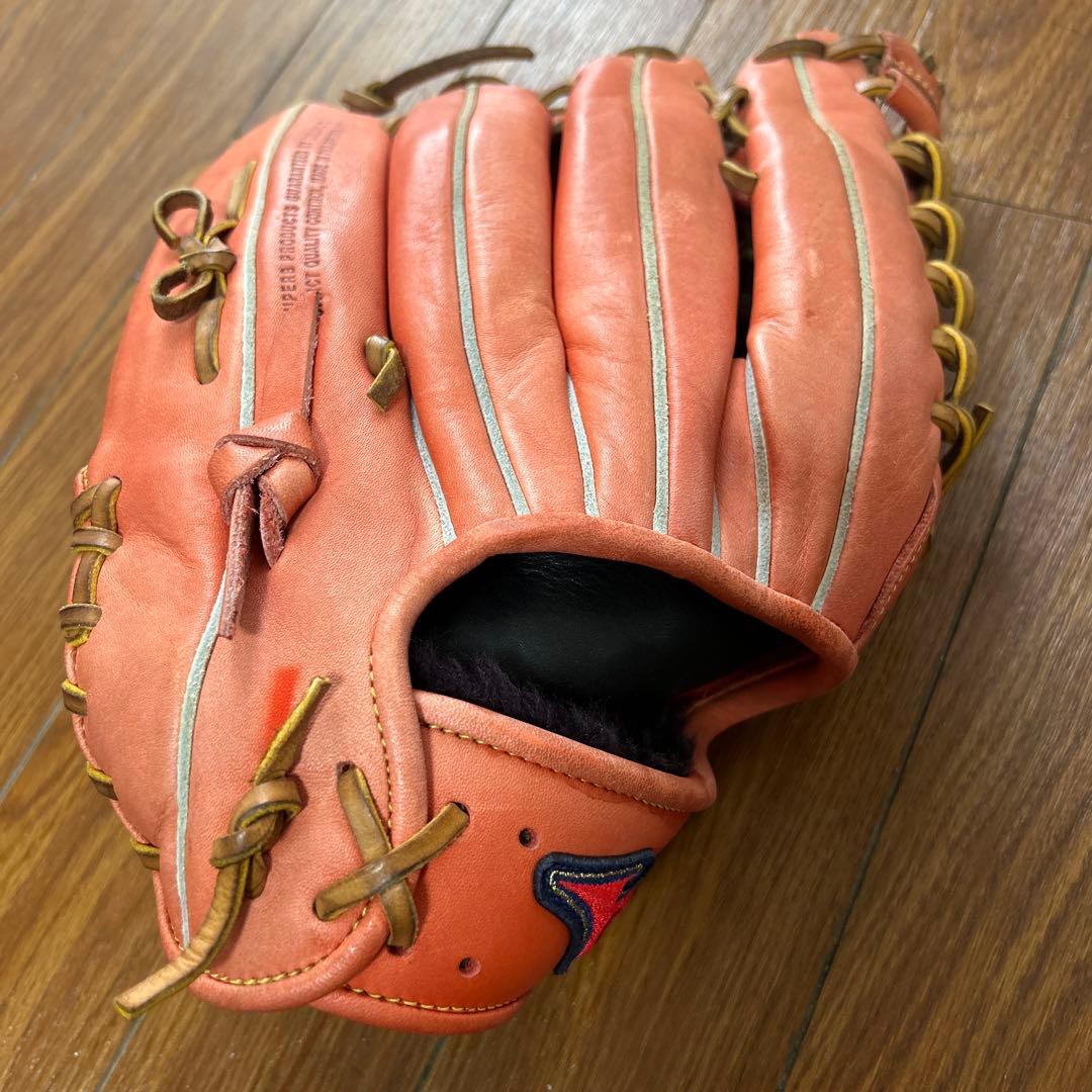 Mizuno 硬式グローブ 右投げ用 オレンジ