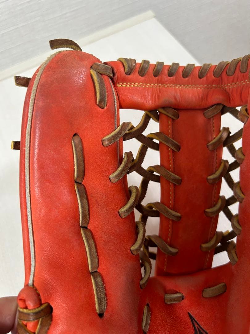 Mizuno 硬式グローブ 右投げ用 オレンジ