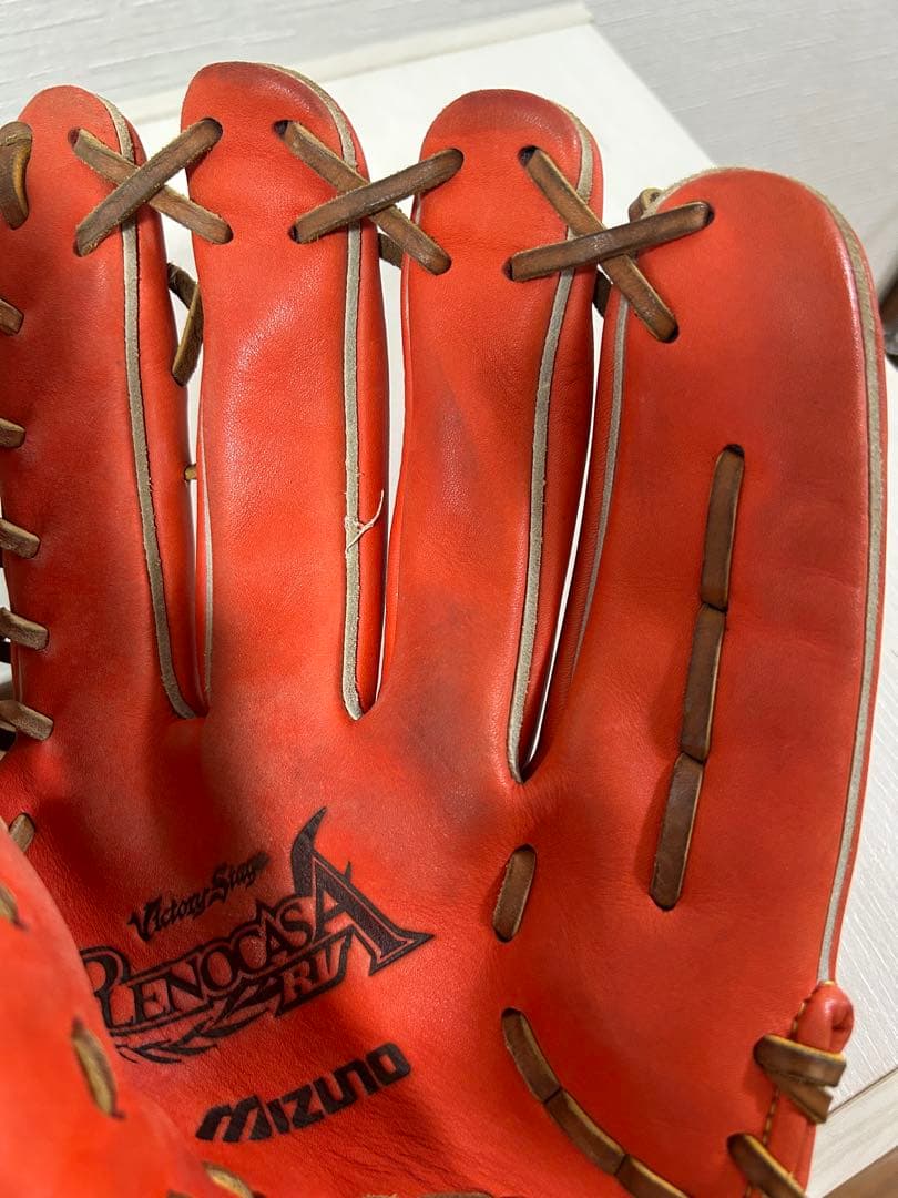 Mizuno 硬式グローブ 右投げ用 オレンジ