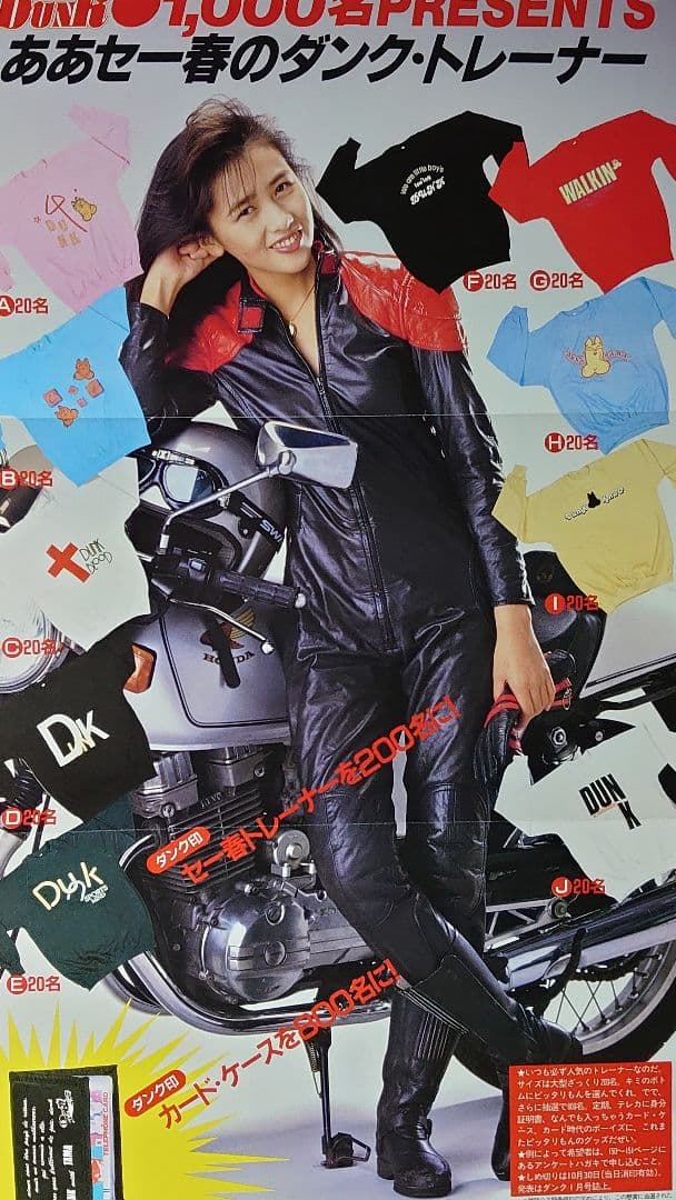工藤静香　1986年〜1990年 大量　切り抜き　ファイル　2冊　120P