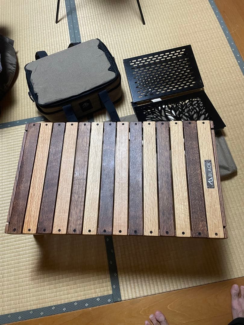 ブラックデザイン　ハレテーブル　セット